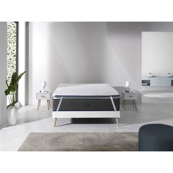 JENO MEMORY FOAM TOPPER, Höhe 8 cm
