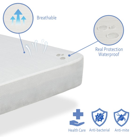 PACK COLCHON HERMES 11 CM + ALMOHADA VISCO + PROTECTOR DE COLCHÓN