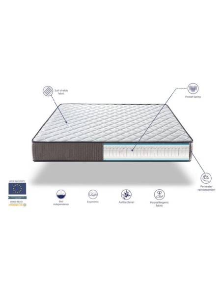 CHRONO POCKET SPRING MATTRESS - HEIGHT 24CM