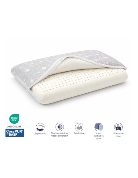 JUGENDKISSEN 100 % VISKOELASTISCH – HÖHE 6 CM