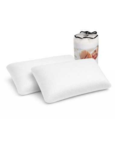 2ER-PACK KISSEN 100 % VISKOELASTISCH – HÖHE 12 CM