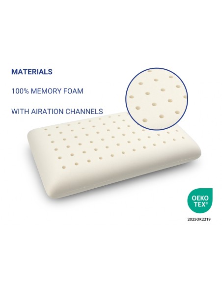 2ER-PACK KISSEN 100 % VISKOELASTISCH – HÖHE 12 CM
